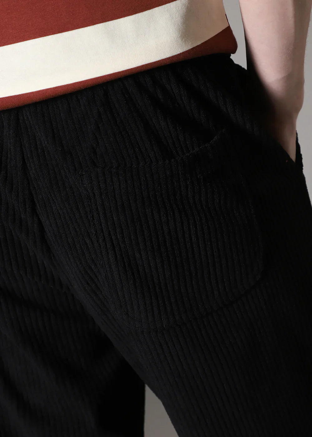 Terrence™ - Pantaloni a Gamba Dritta con Finitura a Coste