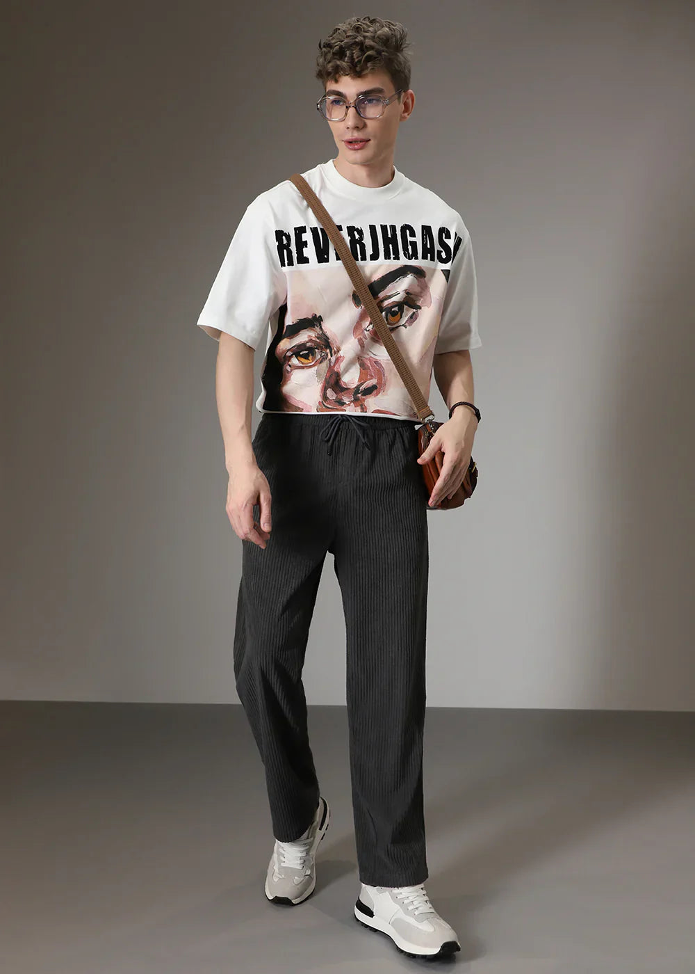 Terrence™ - Pantaloni a Gamba Dritta con Finitura a Coste