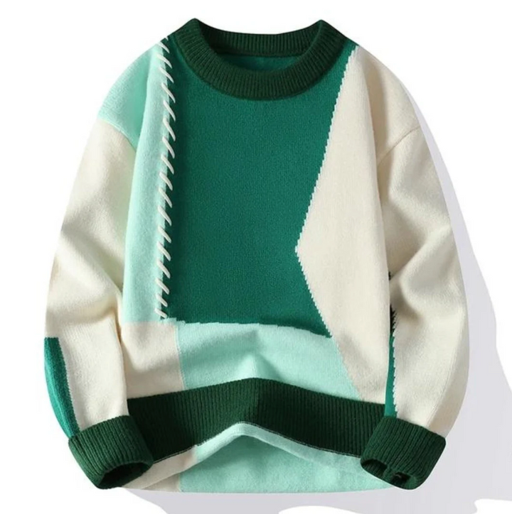 AMOR | MAGLIONE CON PATCHWORK