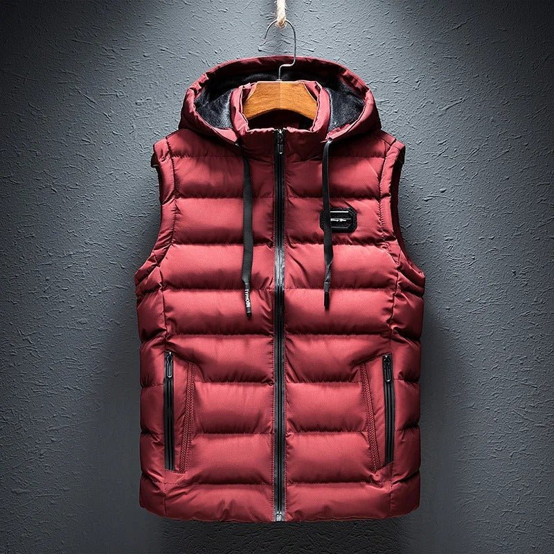 Alessandro™ - Gilet invernale con cappuccio